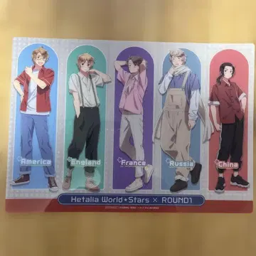 헤타리아 월드 스타즈 라운드 원 플라스틱 매트
