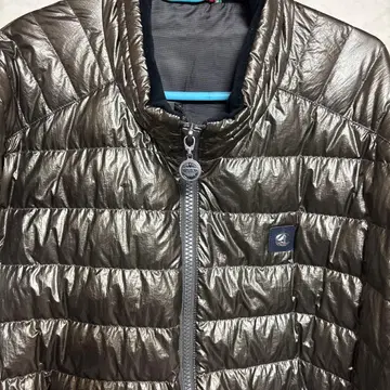 메탈릭 브라운 다운 자켓