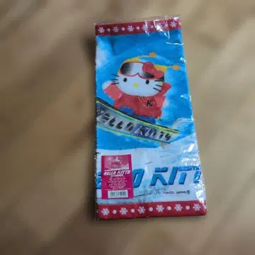 레어 새상품 헬로키티 스노우보드 타월
