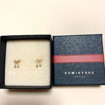 KUMIKYOKU 쿠미쿄쿠 K10 리본형 귀걸이