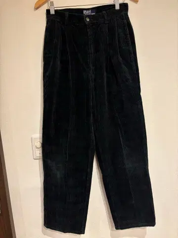 랄프 로렌 코듀로이 팬츠 블랙워치