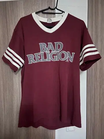 BAD RELIGION 링거 티셔츠 게임셔츠 90s