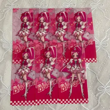 하트캐치 프리큐어 중국 한정판 클리어 책갈피 큐어 블라썸