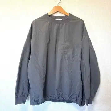 낫토 프리미엄 나일론 풀오버/차콜