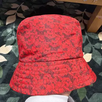 버킷햇 빨검 캐릭터 패턴 콘사도레