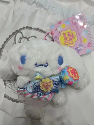 산리오 시나모롤 마스코트 홀더 츄파춥스 콜라보