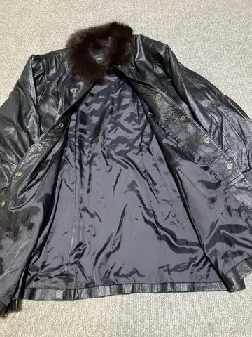 양가죽 퍼 코트 프리 사이즈