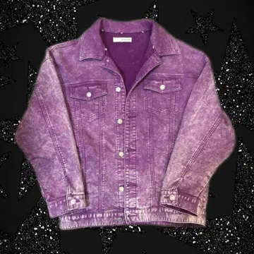 데님 자켓 퍼플