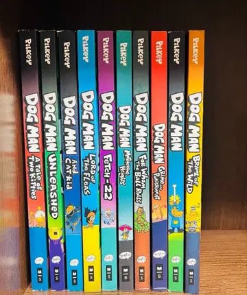 [ 거의 새상품 ] Dog Man 10권 세트 Dav Pilkey