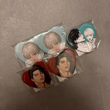 [ 미개봉 새상품 ] 몬스터 앤드 고스트 프리즘 찬스 복권 하트 캔뱃지