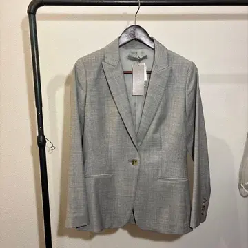 띠어리 럭스 새상품 그레이 테일러드 자켓 택 포함