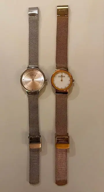 SKAGEN 손목시계 세트 (배터리 방전, 낱개 판매 가능)