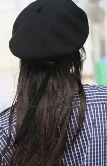 ZARA 베레모 리본