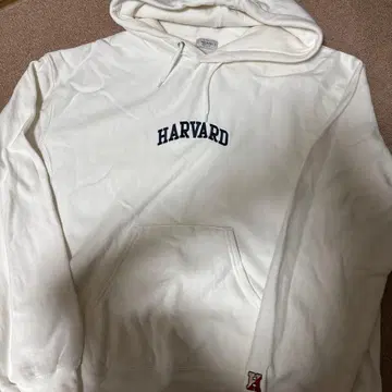 미사용!! HARVARD 후드티 L 사이즈 화이트