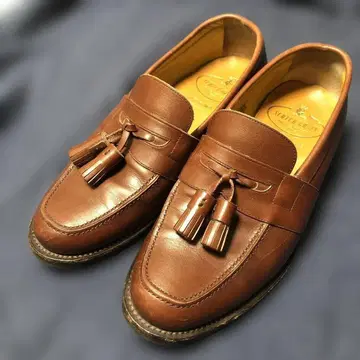 히로카와 SCOTCH GRAIN 태슬 로퍼 브라운 24.5cm