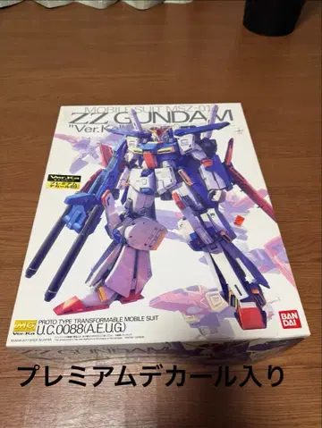 ZZ GUNDAM Ver.Ka 1/100 BANDAI 프리미엄 데칼 포함