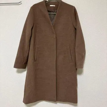 favori 브라운 롱 코트