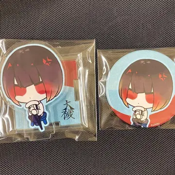 ADELTA 대애니메이트 한정판 특전 아크릴 스탠드 캔뱃지 히데