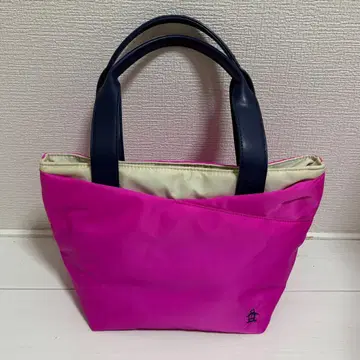 먼싱웨어 나일론 토트백 핑크/네이비