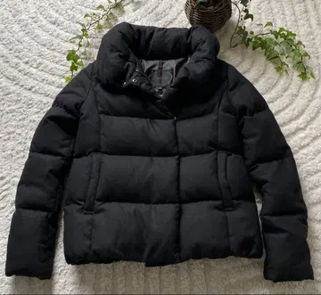 UNTITLED (언타이틀) 다운 자켓 숄카라 블랙 S