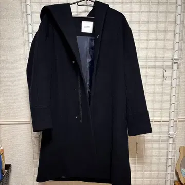 STUDIOUS 네이비 체스터 코트