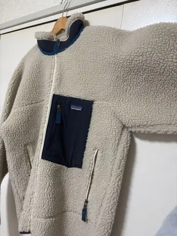 patagonia 플리스 자켓 아이보리