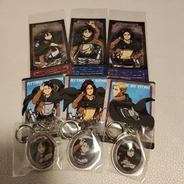 진격의 거인 KARATZ 콜라보 카드와 키링 세트