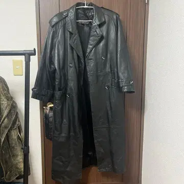 WILSONS 가죽 롱 코트