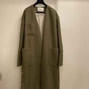 TALA 테라 노카라 롱 코트 올리브 카키