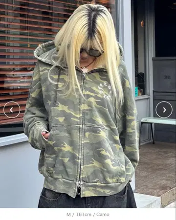 That's life 지퍼 후드티 댓츠라이프 신색 CAMO M