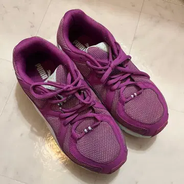 PUMA 퍼플 스니커즈 러닝화 24.5 cm