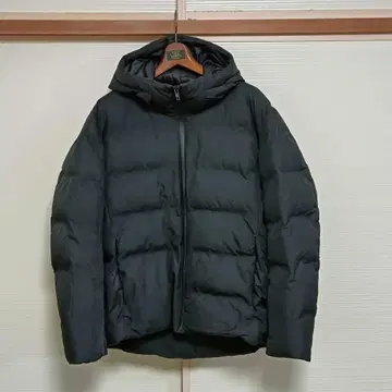 유니클로 심리스 다운 파카 다운 자켓 블랙 XL