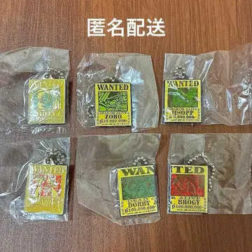 [ ONE PIECE ] 현상수배서 키링 6세트 엘바프 거인족