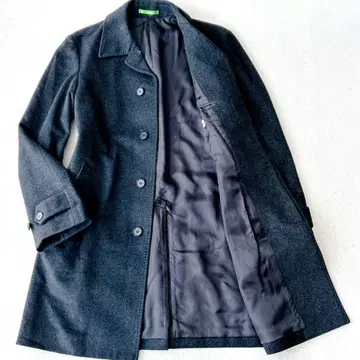 폴스미스 캐시미어 혼방 체스터 코트 다크 그레이 L 롱