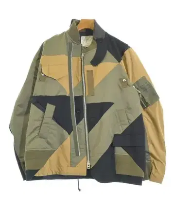 sacai 밀리터리 블루종 남성용