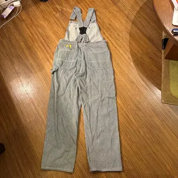 히코리 패턴 오버롤