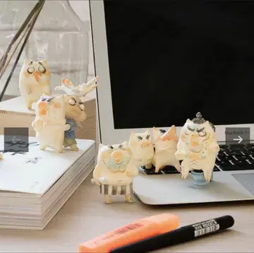 노포 일상 피규어 세트 6개입