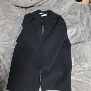 글로벌 워크 블랙 롱 코트