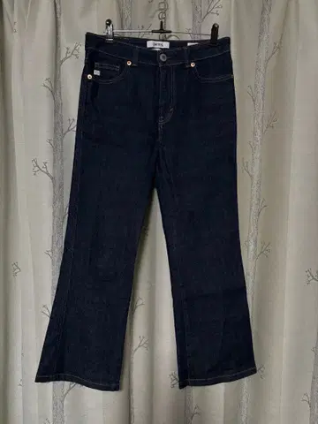 SOMETHING 부츠컷 데님 다크 블루