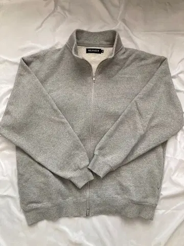 BEAMST 그레이 집업 맨투맨 자켓