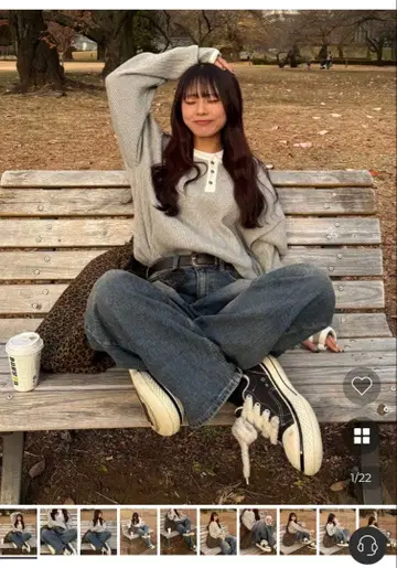 nugu im 핑거홀 스탠드 칼라 와플 티셔츠