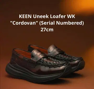 27cm KEEN 유니크 로퍼 WK '코도반'