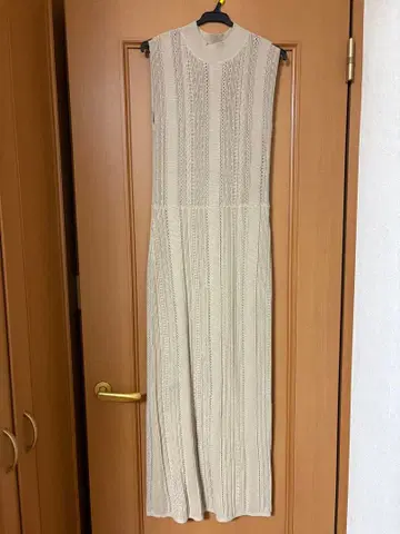 LAGUNAMOON 슬리브리스 니트 롱 원피스