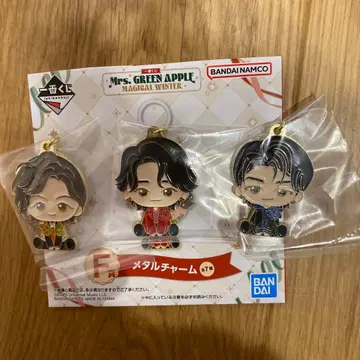 미세스 제일복권 메탈 참 3개 세트 로손 1등 복권 F상