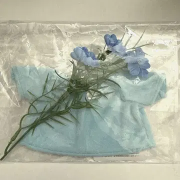 WS2-9 ] 플라워 미피 옷 갈아입기 의류 네모필라 블루 아트 플라워