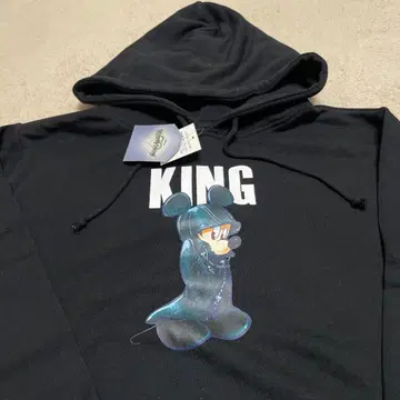 L 킹덤하츠 후드티 블랙 미키마우스 미키 디즈니