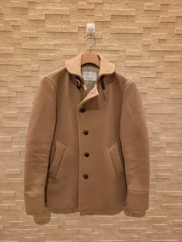 EDIFICE 울 140s 멜톤 숄카라 코트