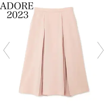 23년 완판템 ADORE 슈퍼 라이트 조젯 스커트 핑크 아도어