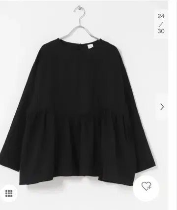 카구레 울 거즈 개더 풀오버