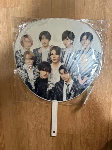 SnowMan 윈터 그리팅 부채